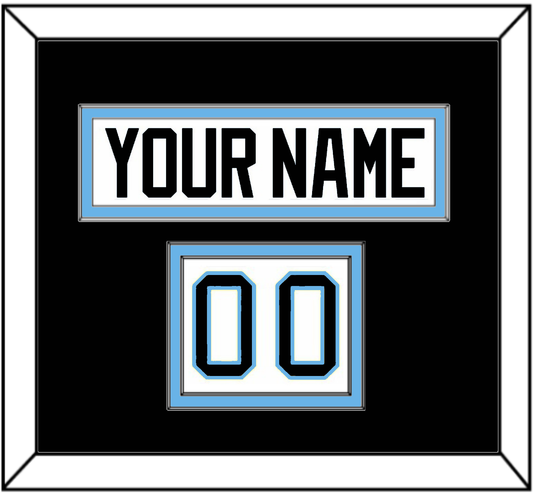 Utah Nameplate & Number (Shoulder) - Road White (2024-2025) - Signature Tier 3