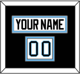 Utah Nameplate & Number (Shoulder) - Road White (2024-2025) - Double Mat 3