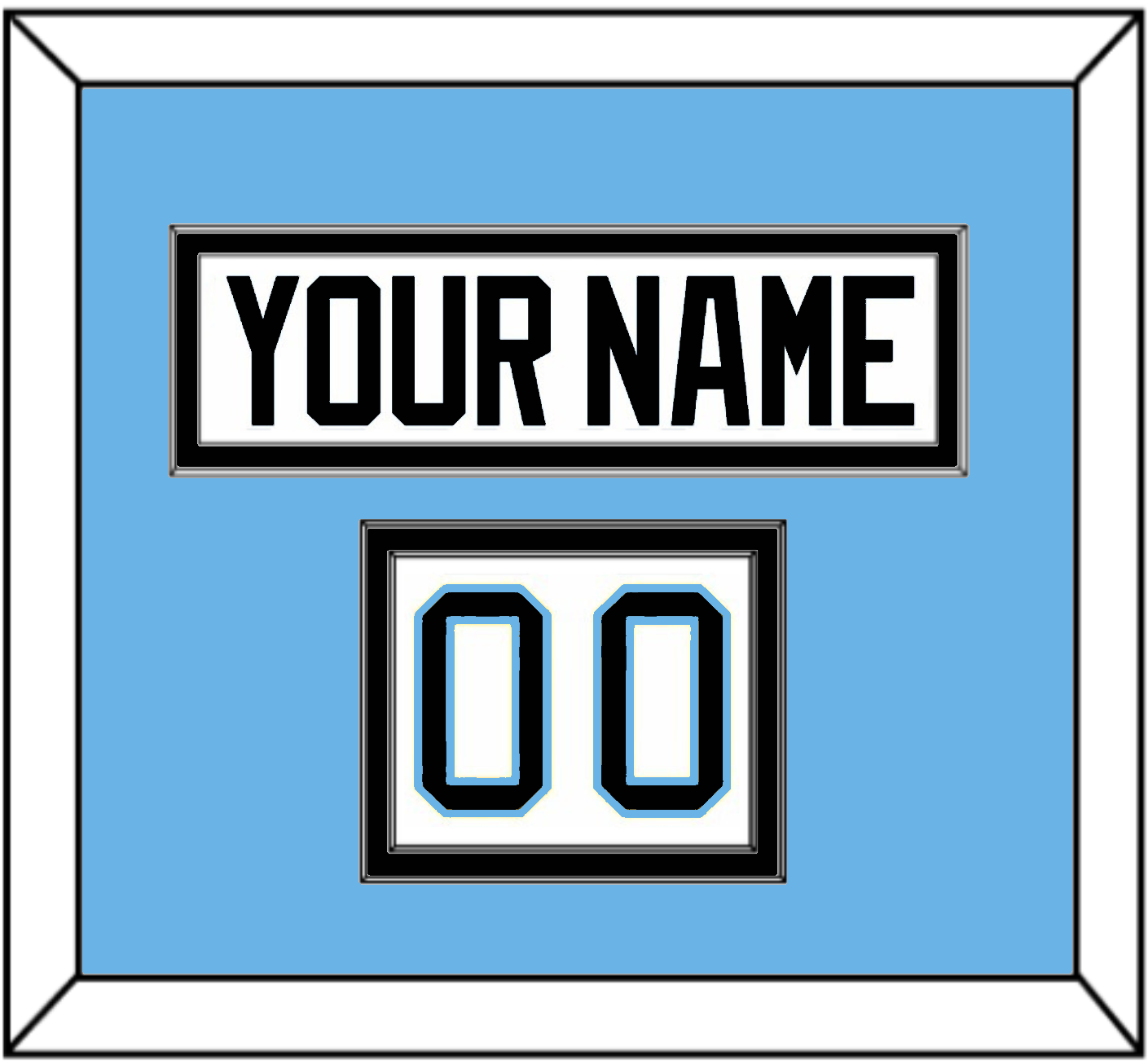 Utah Nameplate & Number (Shoulder) - Road White (2024-2025) - Signature Tier 4