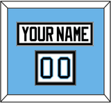 Utah Nameplate & Number (Shoulder) - Road White (2024-2025) - Double Mat 4