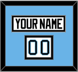 Utah Nameplate & Number (Shoulder) - Road White (2024-2025) - Double Mat 4