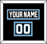 Utah Nameplate & Number (Shoulder) - Home Black - Double Mat 2