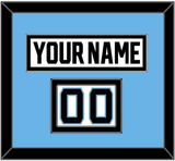 Utah Nameplate & Number (Shoulder) - Road White - Double Mat 3