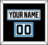 Utah Nameplate & Number (Shoulder) - Road White - Double Mat 2