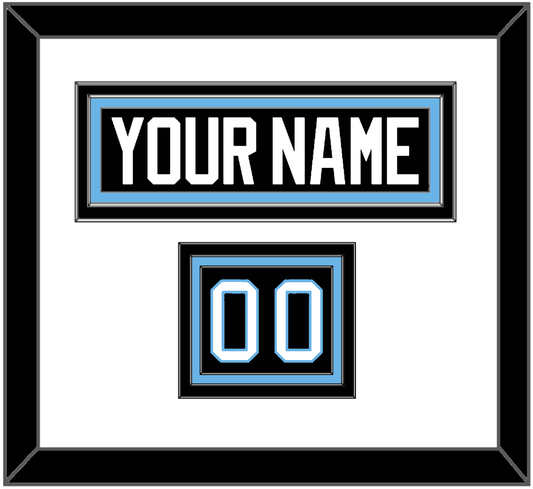 Utah Nameplate & Number (Shoulder) - Home Black (2024-2025) - Premier Tier 1