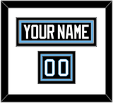 Utah Nameplate & Number (Shoulder) - Home Black (2024-2025) - Triple Mat 1