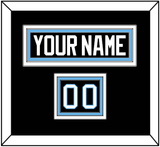 Utah Nameplate & Number (Shoulder) - Home Black (2024-2025) - Triple Mat 2