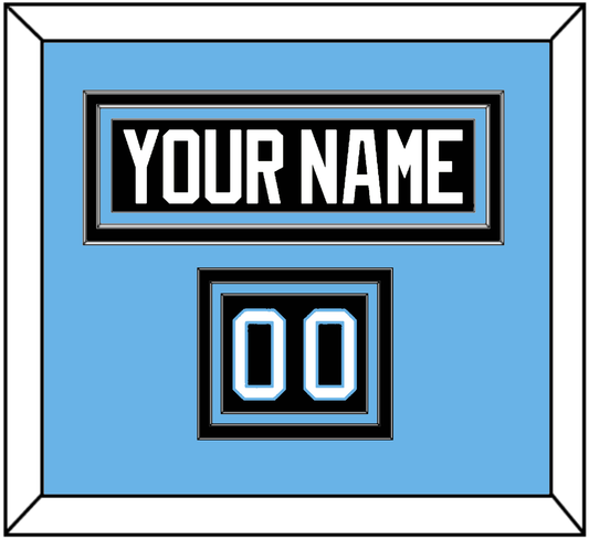 Utah Nameplate & Number (Shoulder) - Home Black (2024-2025) - Premier Tier 3