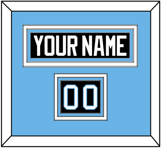 Utah Nameplate & Number (Shoulder) - Home Black (2024-2025) - Premier Tier 4