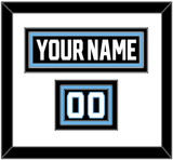Utah Nameplate & Number (Shoulder) - Home Black - Triple Mat 1
