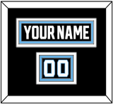 Utah Nameplate & Number (Shoulder) - Home Black - Triple Mat 2