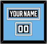 Utah Nameplate & Number (Shoulder) - Home Black - Triple Mat 3