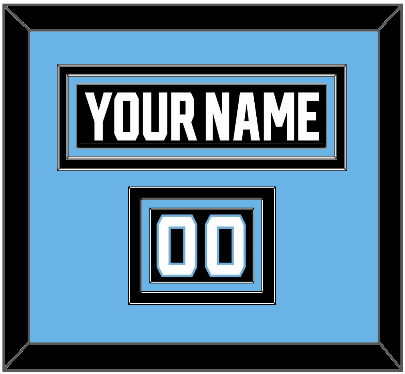 Utah Nameplate & Number (Shoulder) - Home Black - Premier Tier 4