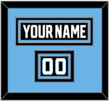 Utah Nameplate & Number (Shoulder) - Home Black - Triple Mat 4