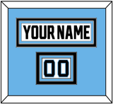 Utah Nameplate & Number (Shoulder) - Road White - Triple Mat 3