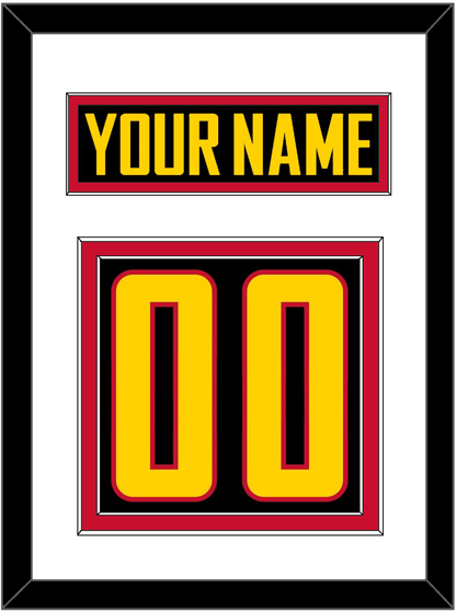 Vancouver Nameplate & Number (Back) - Alternate Black - Signature Tier 1