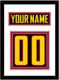 Vancouver Nameplate & Number (Back) - Alternate Black - Double Mat 1