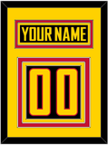 Vancouver Nameplate & Number (Back) - Alternate Black - Triple Mat 3