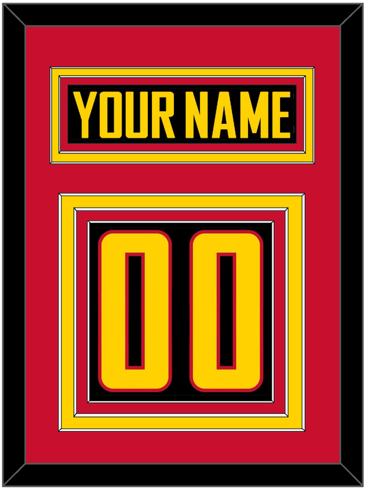 Vancouver Nameplate & Number (Back) - Alternate Black - Premier Tier 4