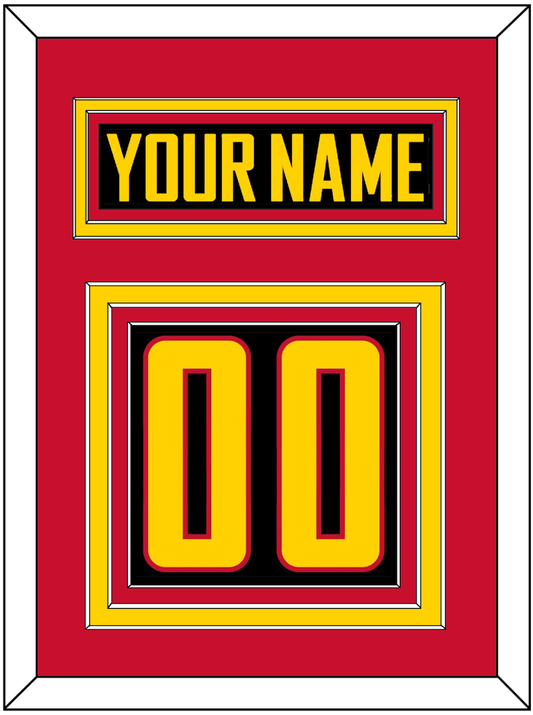 Vancouver Nameplate & Number (Back) - Alternate Black - Premier Tier 4
