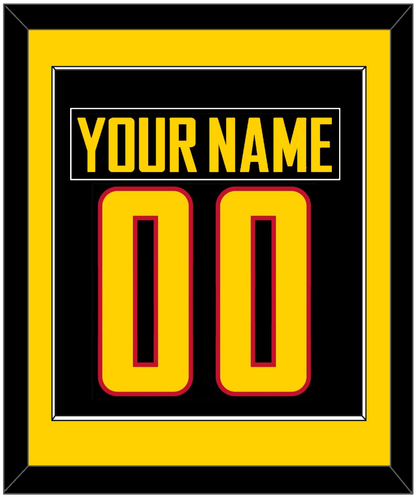 Vancouver Nameplate & Number (Back) Combined - Alternate Black - Essential Tier 2