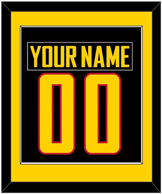 Vancouver Nameplate & Number (Back) Combined - Alternate Black - Essential Tier 2