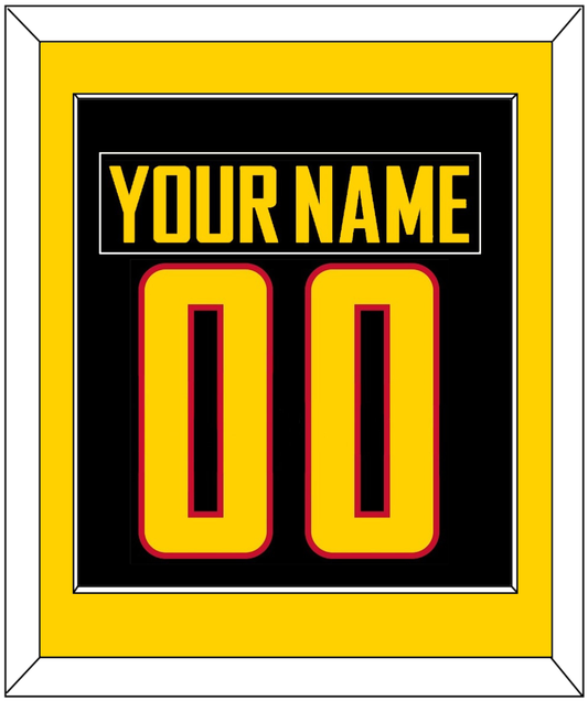 Vancouver Nameplate & Number (Back) Combined - Alternate Black - Essential Tier 2