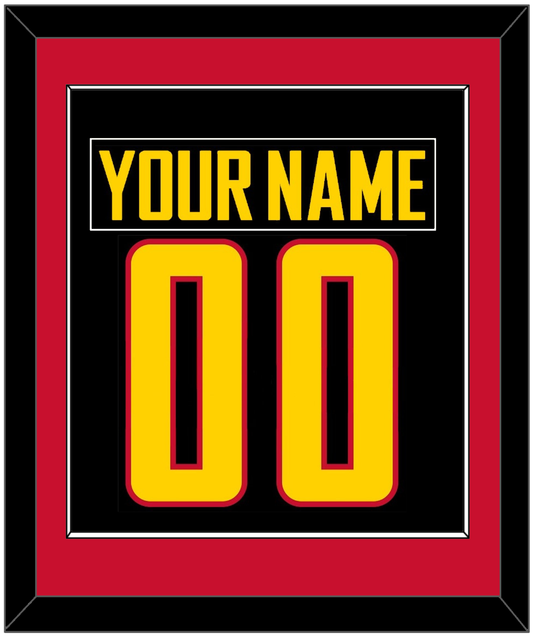 Vancouver Nameplate & Number (Back) Combined - Alternate Black - Essential Tier 3