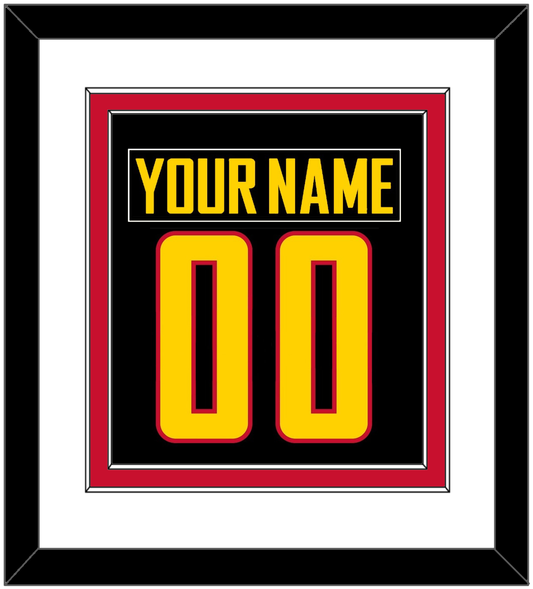 Vancouver Nameplate & Number (Back) Combined - Alternate Black - Signature Tier 1