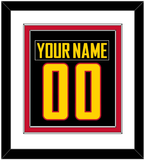 Vancouver Nameplate & Number (Back) Combined - Alternate Black - Double Mat 1