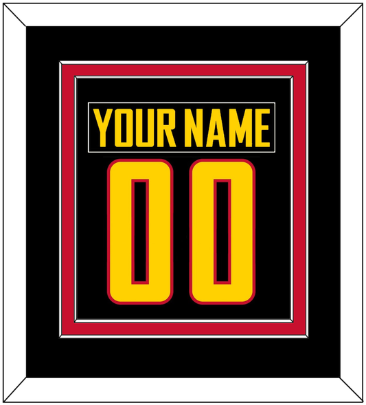 Vancouver Nameplate & Number (Back) Combined - Alternate Black - Signature Tier 2