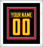 Vancouver Nameplate & Number (Back) Combined - Alternate Black - Double Mat 2