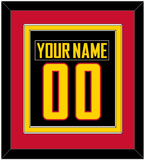 Vancouver Nameplate & Number (Back) Combined - Alternate Black - Double Mat 4