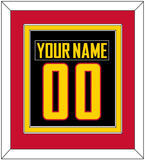 Vancouver Nameplate & Number (Back) Combined - Alternate Black - Double Mat 4