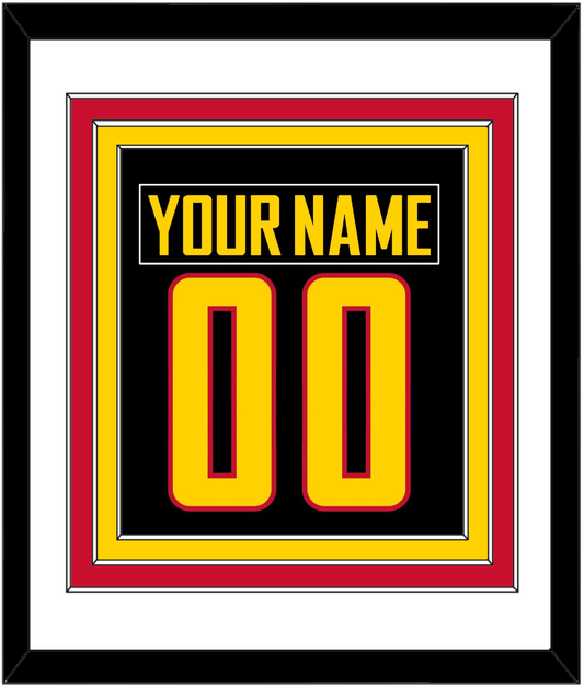 Vancouver Nameplate & Number (Back) Combined - Alternate Black - Premier Tier 1