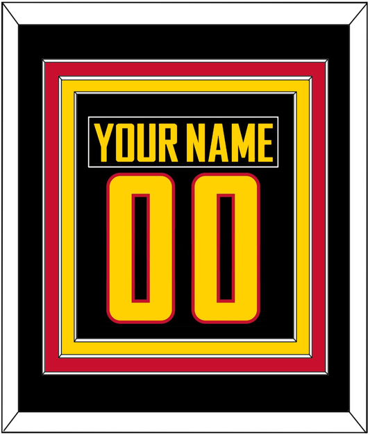 Vancouver Nameplate & Number (Back) Combined - Alternate Black - Premier Tier 2