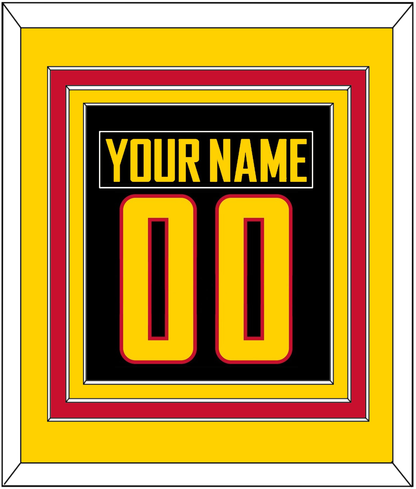 Vancouver Nameplate & Number (Back) Combined - Alternate Black - Premier Tier 3