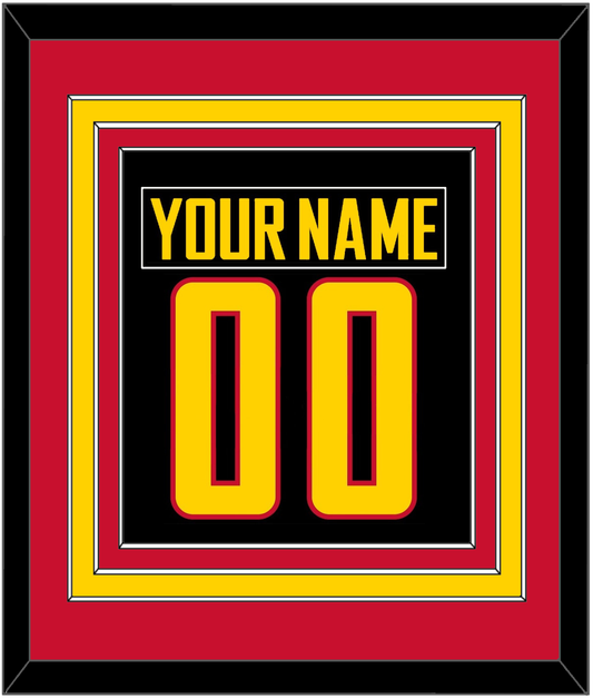 Vancouver Nameplate & Number (Back) Combined - Alternate Black - Premier Tier 4