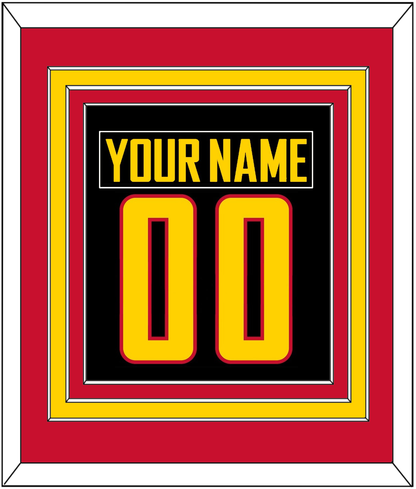 Vancouver Nameplate & Number (Back) Combined - Alternate Black - Premier Tier 4