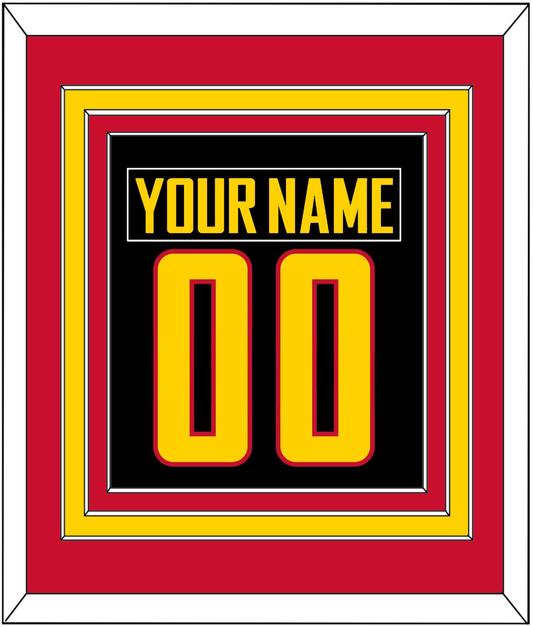 Vancouver Nameplate & Number (Back) Combined - Alternate Black - Premier Tier 4