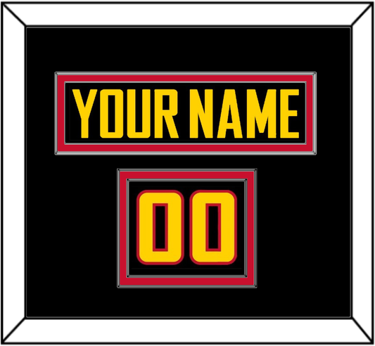 Vancouver Nameplate & Number (Shoulder) - Alternate Black - Signature Tier 2