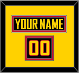 Vancouver Nameplate & Number (Shoulder) - Alternate Black - Double Mat 3