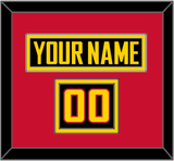 Vancouver Nameplate & Number (Shoulder) - Alternate Black - Double Mat 4