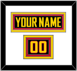 Vancouver Nameplate & Number (Shoulder) - Alternate Black - Triple Mat 1