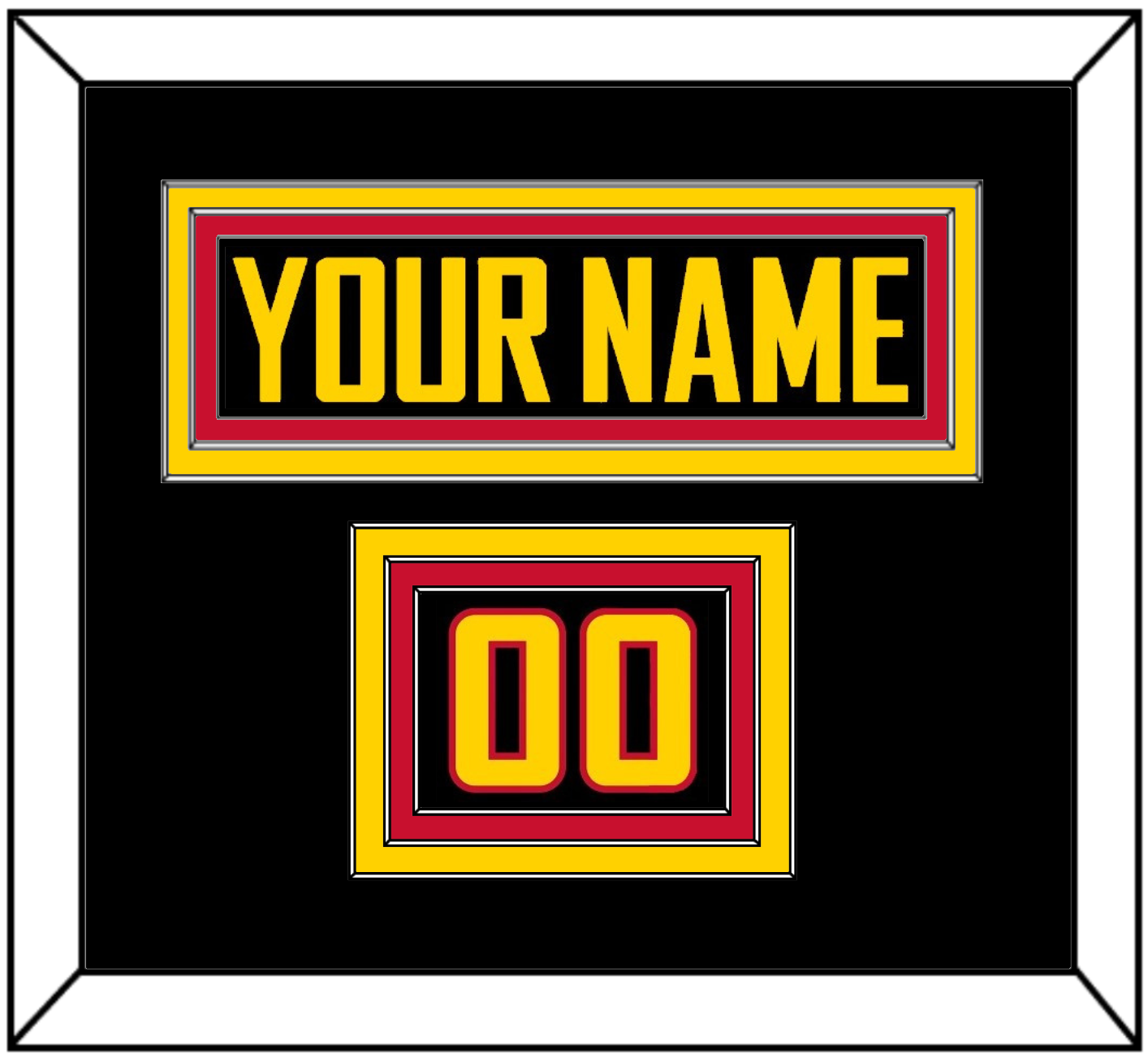 Vancouver Nameplate & Number (Shoulder) - Alternate Black - Premier Tier 2