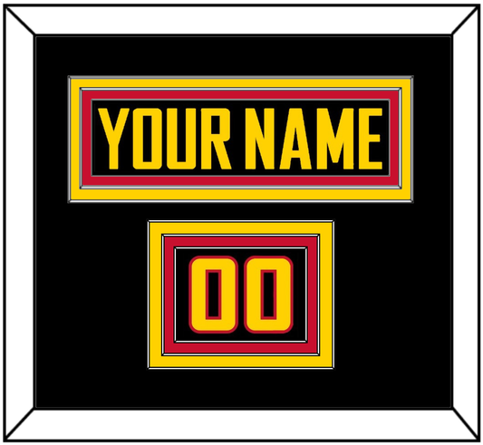 Vancouver Nameplate & Number (Shoulder) - Alternate Black - Premier Tier 2