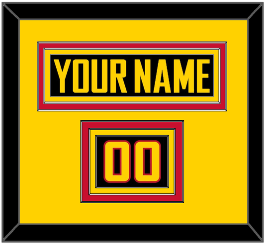 Vancouver Nameplate & Number (Shoulder) - Alternate Black - Premier Tier 3