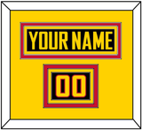 Vancouver Nameplate & Number (Shoulder) - Alternate Black - Triple Mat 3