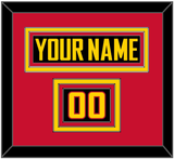 Vancouver Nameplate & Number (Shoulder) - Alternate Black - Triple Mat 4
