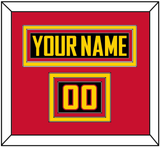 Vancouver Nameplate & Number (Shoulder) - Alternate Black - Triple Mat 4